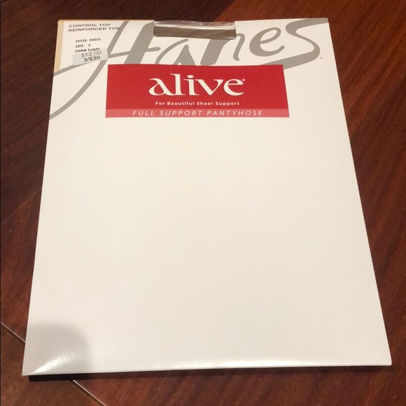 New Hanes Alive pantyhose